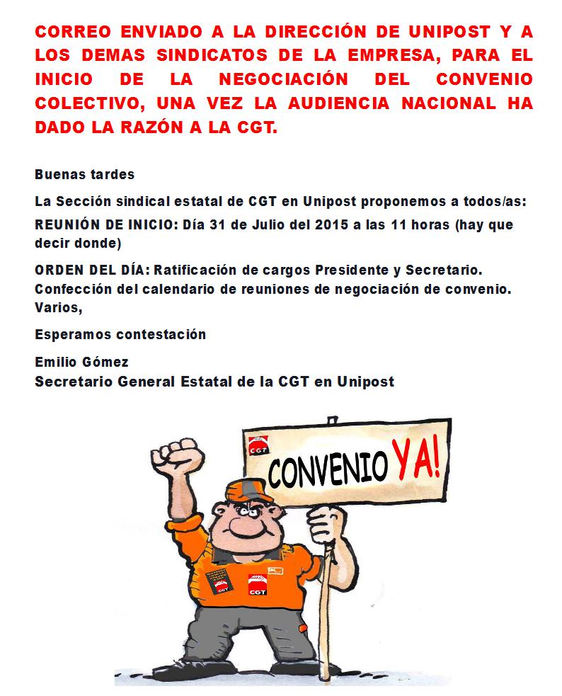 CORREO CONVENIO